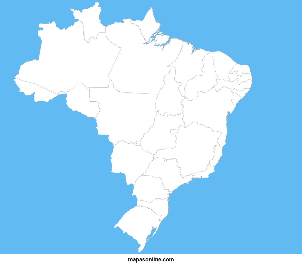 Juego de localizar estados de Brasil en el mapa